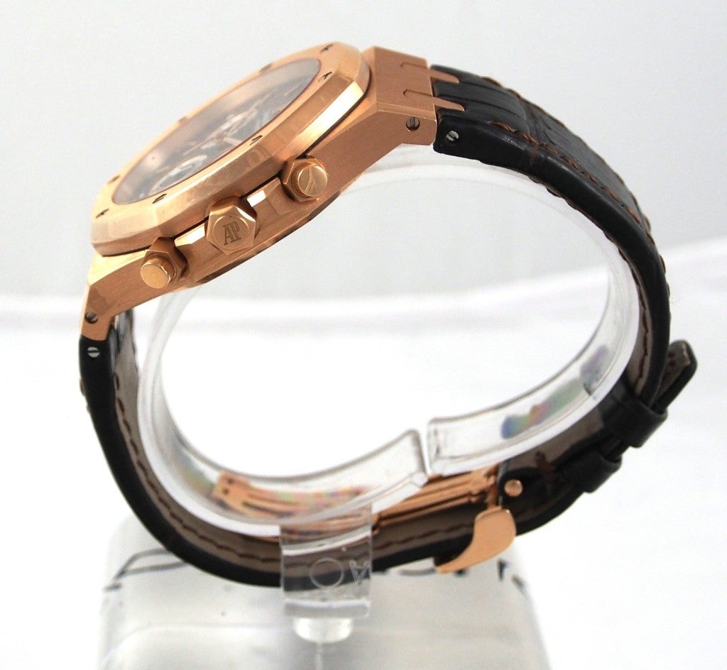 Audemars Piguet Rose Gold Royal Oak Chronograph Wristwatch 1