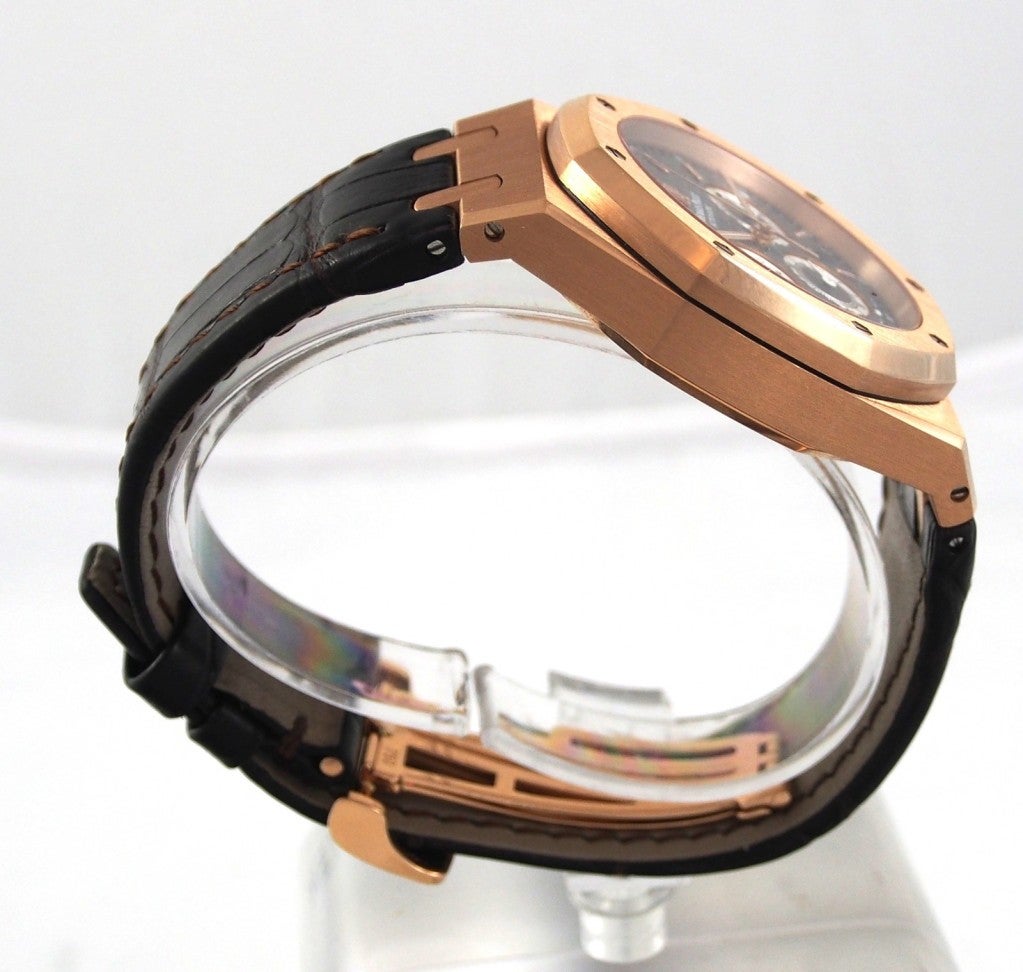 Audemars Piguet Rose Gold Royal Oak Chronograph Wristwatch 2
