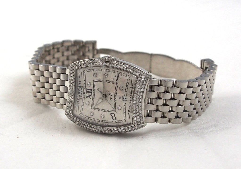 Bedat & Co Lady's Stainless Steel and Diamonds No. 3 Wristwatch 2