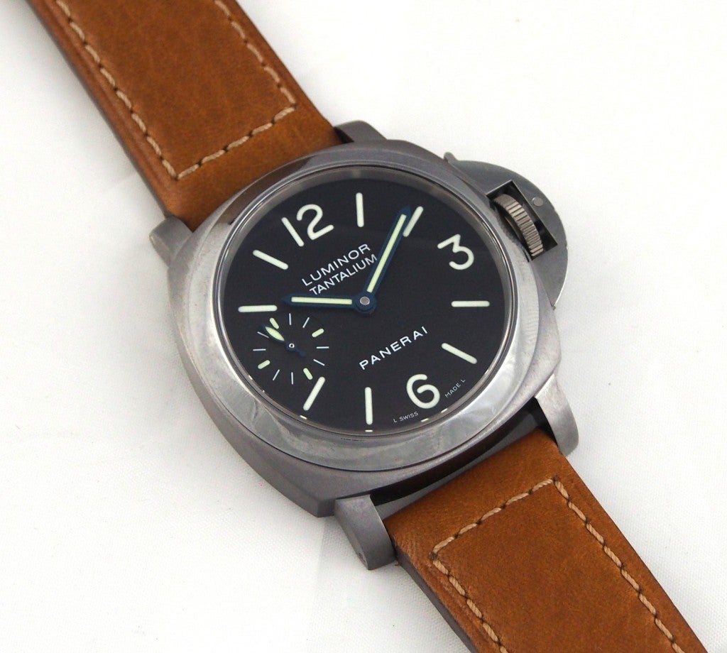 Men's Panerai Tantalum Special Edition PAM 172 Luminor Marina Watch