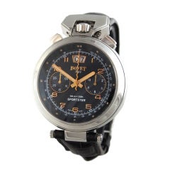 Bovet Stainless Steel 1822 Sportster Chronograph Wristwatch