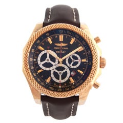 Breitling Rose Gold Bentley Barnato Racing Limited Edition Watch