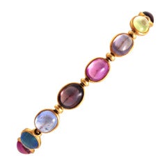 BULGARI --- BULGARI Multi-Colored Sapphire Bracelet 7 3/8 Inches