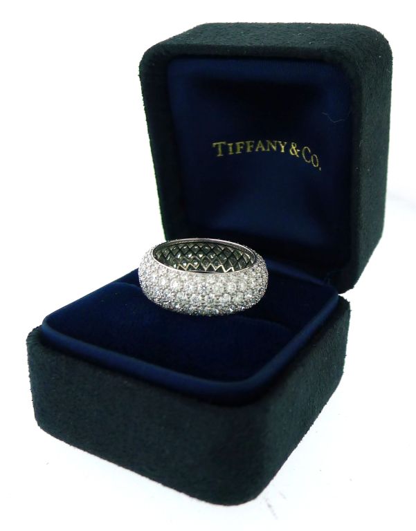 TIFFANY & Co Etoile Platinum Diamond Ring