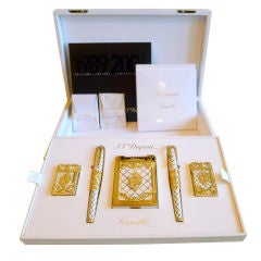 S.T. DUPONT Limited Edition Versailles 5 Piece Set Lighters Pens