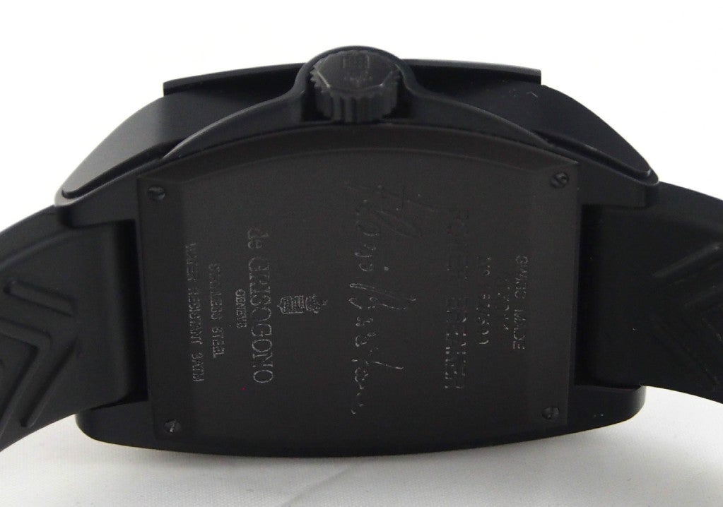 De Grisogono PVD Coated Steel Power Breaker Wristwatch 1