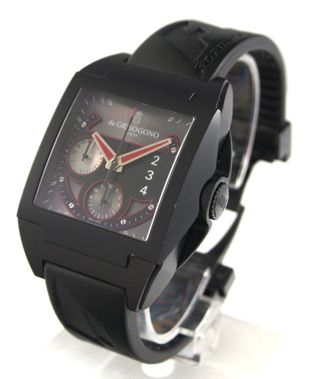 De Grisogono PVD Coated Steel Power Breaker Wristwatch 2