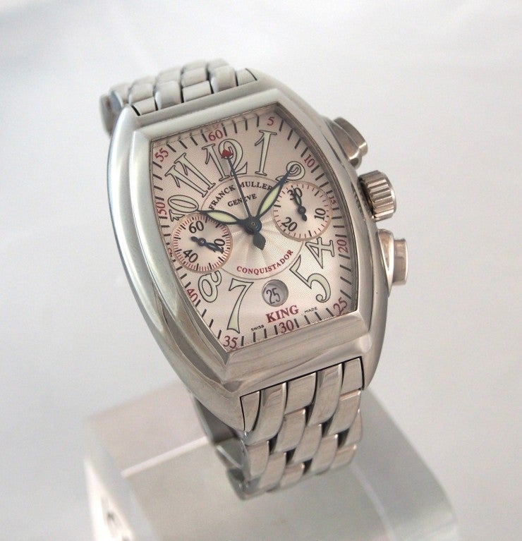 Men's Franck Muller Stainless Steel King Conquistador Chronograph