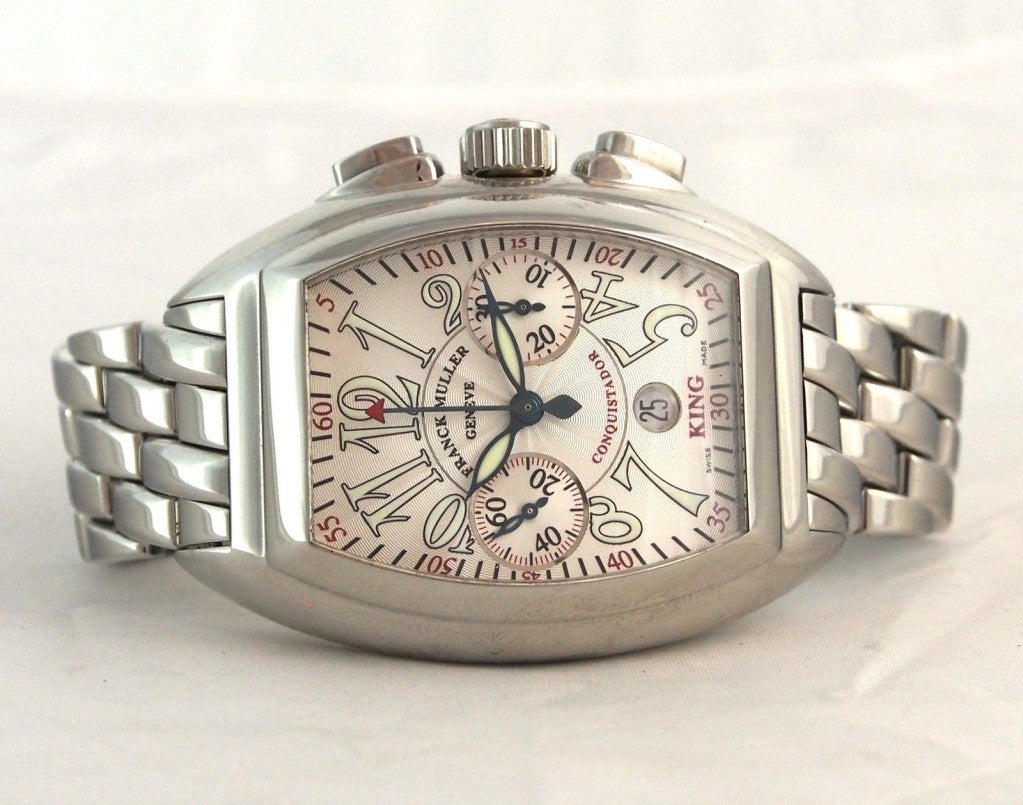 Franck Muller Stainless Steel King Conquistador Chronograph 1