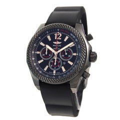 Breitling Blackend Steel Bentley Barnato 42 Midnight Carbon Wristwatch