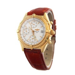 Breitling Yellow Gold Chronomat Wristwatch