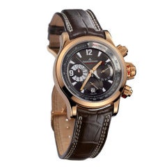 Jaeger-LeCoultre Rose Gold Master Compressor Chronograph Wristwatch