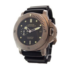 Panerai Titanium PAM305 Luminor 1950 Submersible Wristwatch