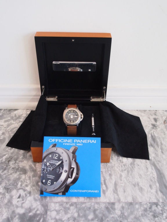 Panerai Titanium PAM 25A Luminor Submersible 44mm Wristwatch 3