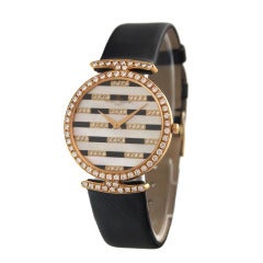 Baume & Mercier Lady's Yellow Gold and Diamond Wristwatch