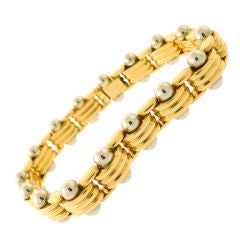 Bulgari Yellow Gold and White Gold Bracelet