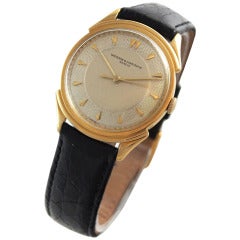 Vacheron & Constantin Yellow Gold Wristwatch with Fancy Lugs Ref 4722