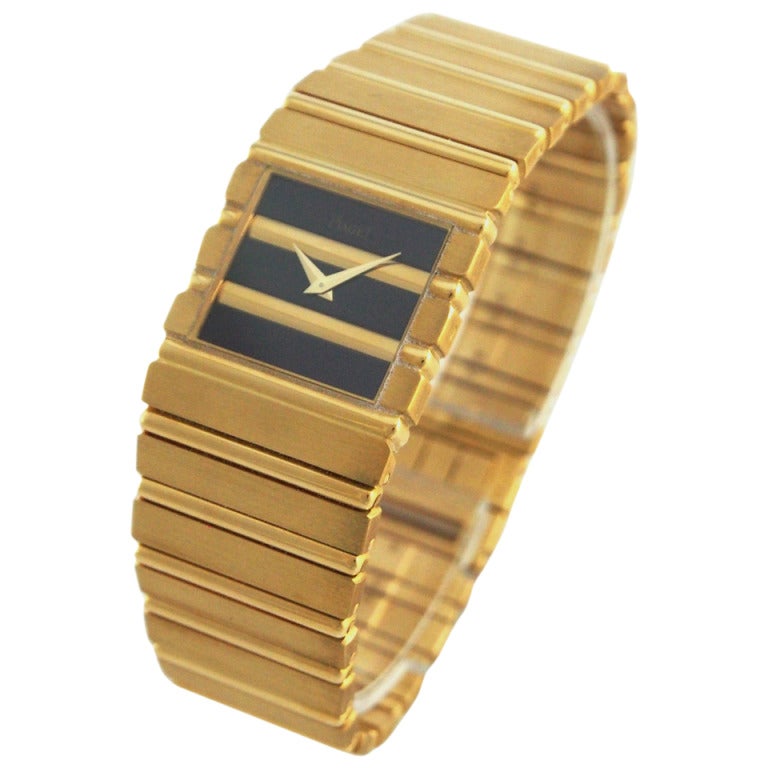 Piaget Lady's Yellow Gold Polo Bracelet Watch