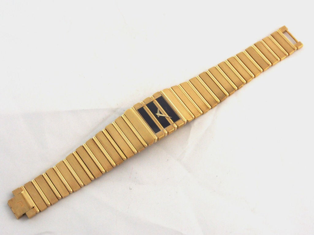 Women's Piaget Lady's Yellow Gold Polo Bracelet Watch