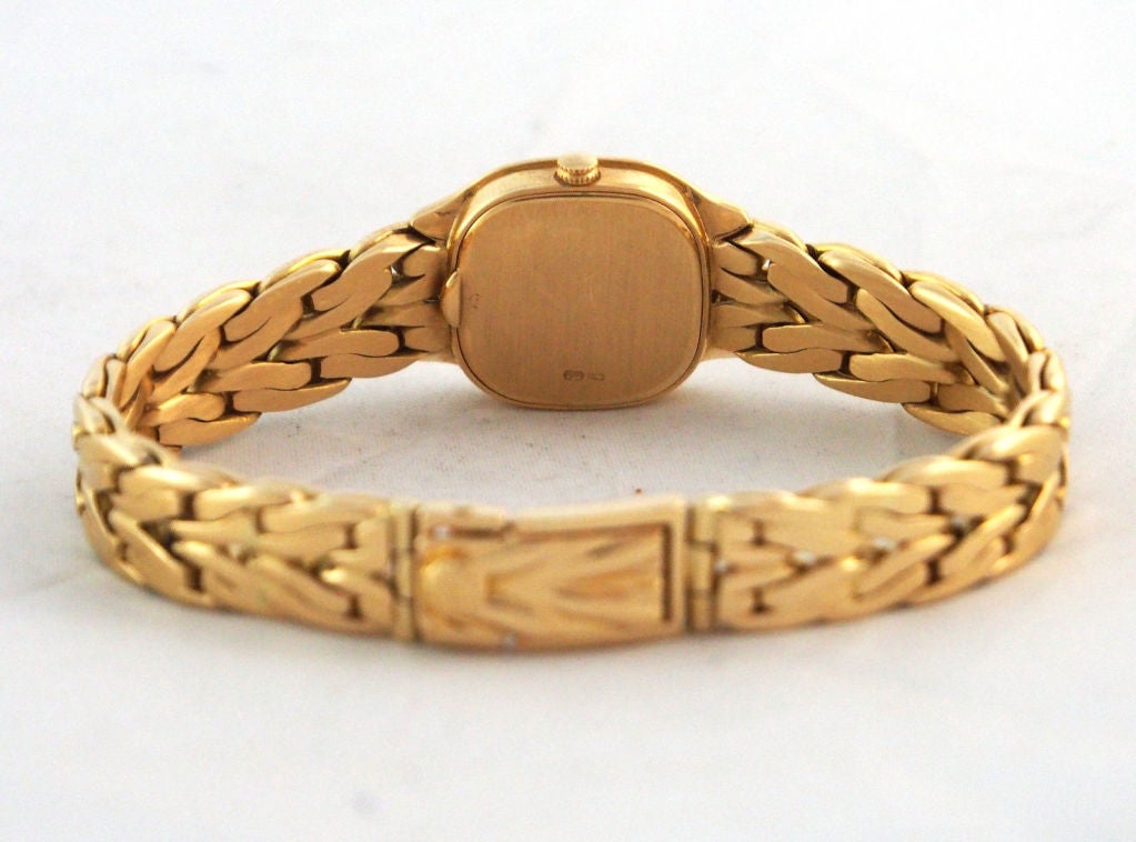 Patek Philippe Lady's Yellow Gold & Diamond La Flamme Bracelet Watch Ref 4715/3J 2