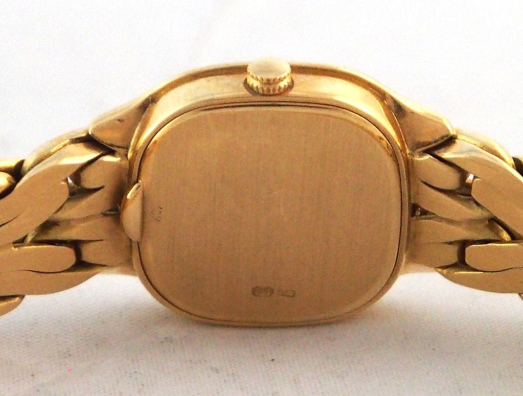 Patek Philippe Lady's Yellow Gold & Diamond La Flamme Bracelet Watch Ref 4715/3J 3