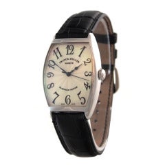Used Franck Muller White Gold Cintree Curvex Casablanca Wristwatch