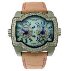 DELACOUR Saqra 2 Mini Watch Black PVD Steel Diamond Ltd Edition