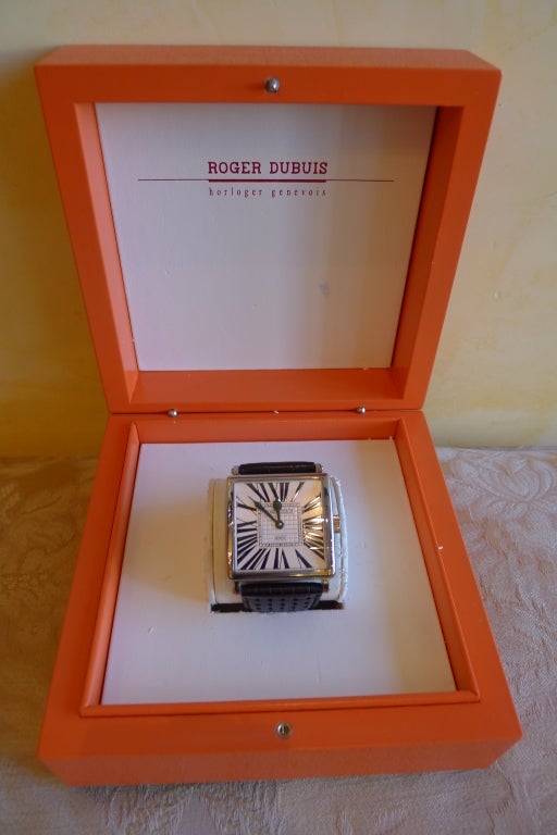 ROGER DUBUIS Golden Square White Gold Watch Limited to 28 Pieces 4