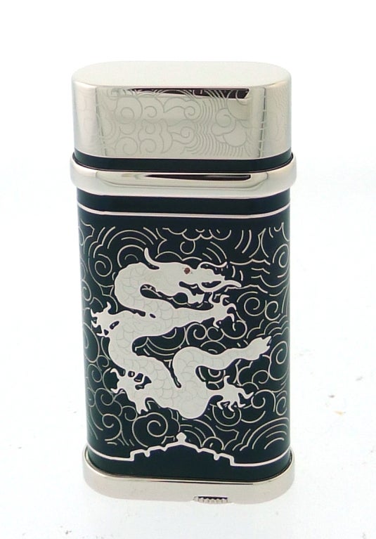 BRAND: Cartier<br />
MODEL: Dragon de Cartier Lighter (limited edition out of 500 pieces)<br />
CASE: Palladium