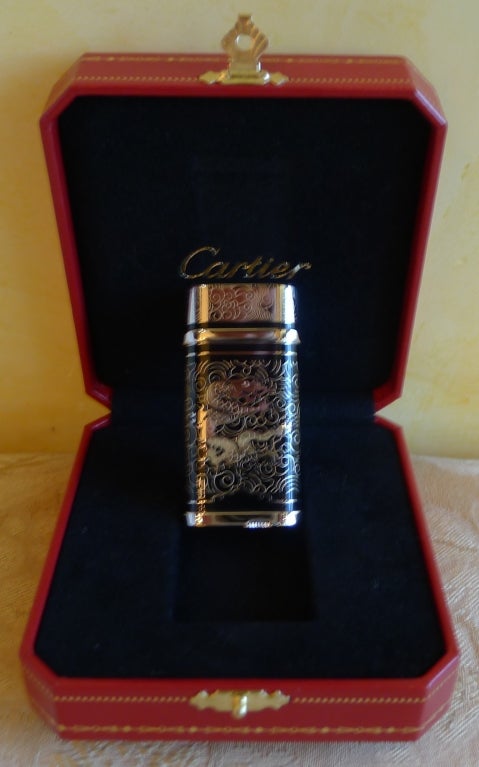 CARTIER Limited Edition Dragon de Cartier Palladium Lighter 2