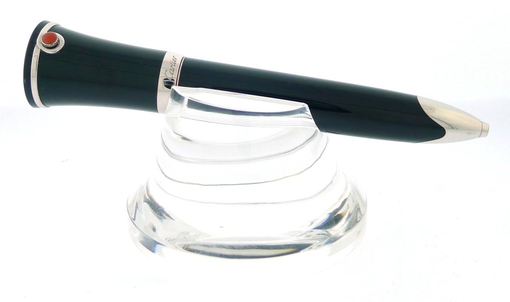 CARTIER ST190014 Limited Edition Rollerball Pen with Clock on Cap