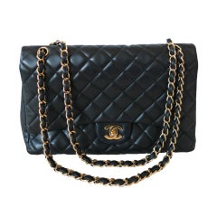 Chanel Classic Lambskin Handbag with gold hardware