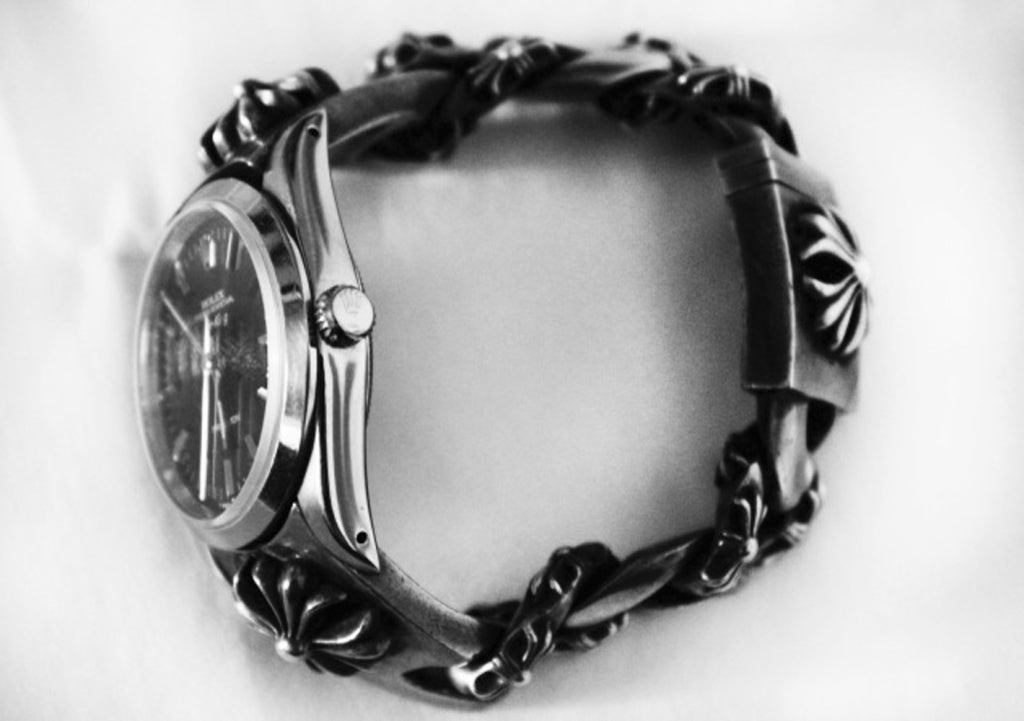 chrome hearts rolex bracelet