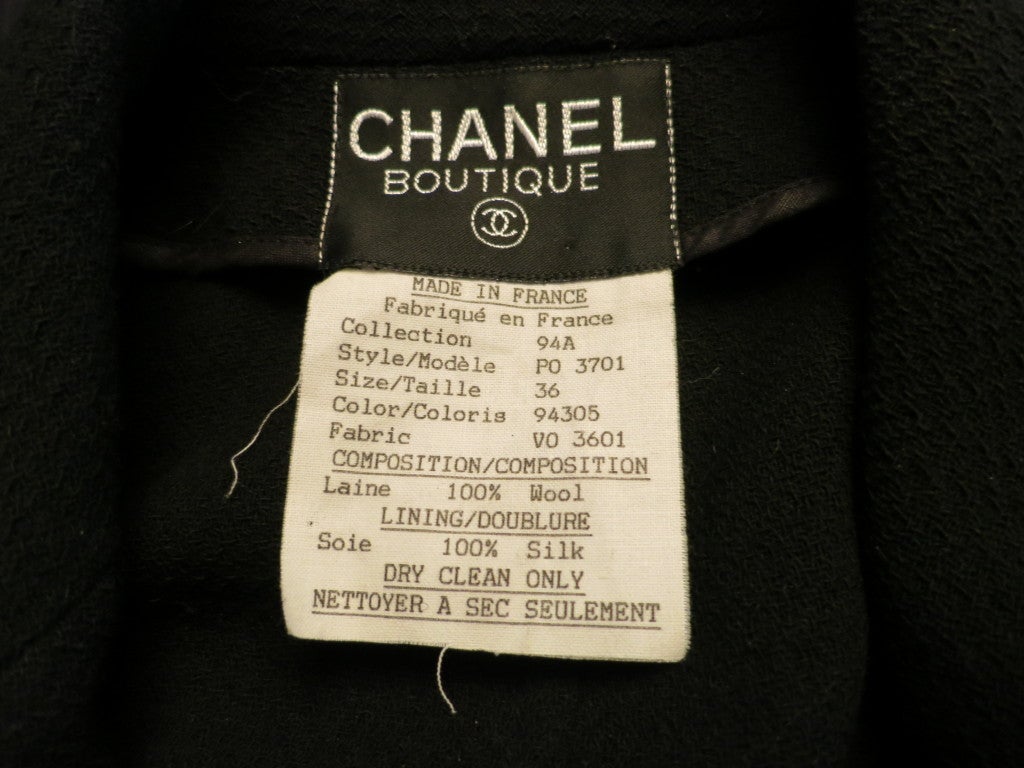 Vintage Chanel Little Black Dress 3
