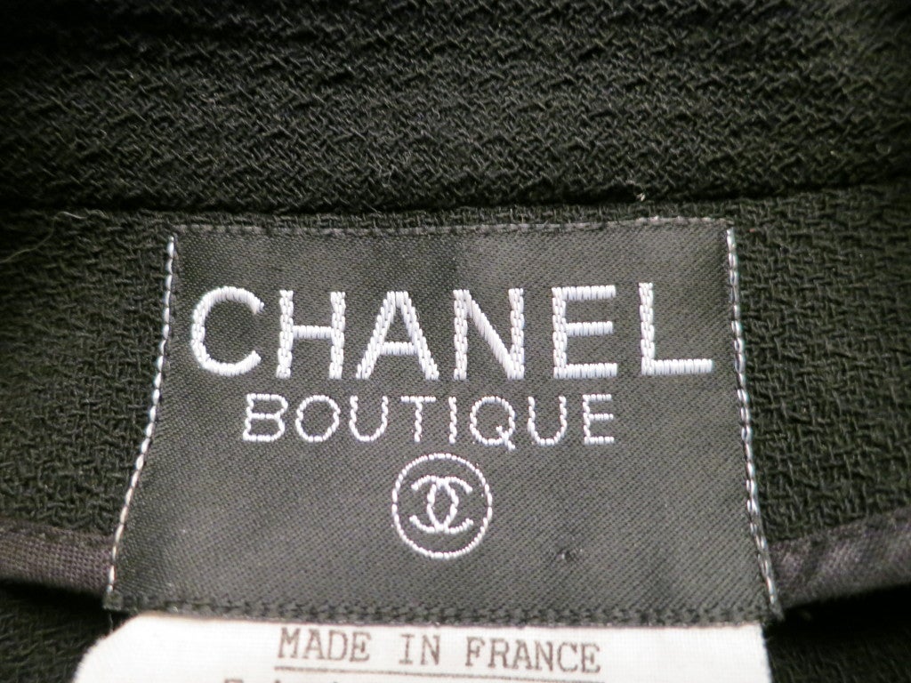 Vintage Chanel Little Black Dress 4