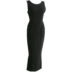 Chanel Classic Black Long Dress