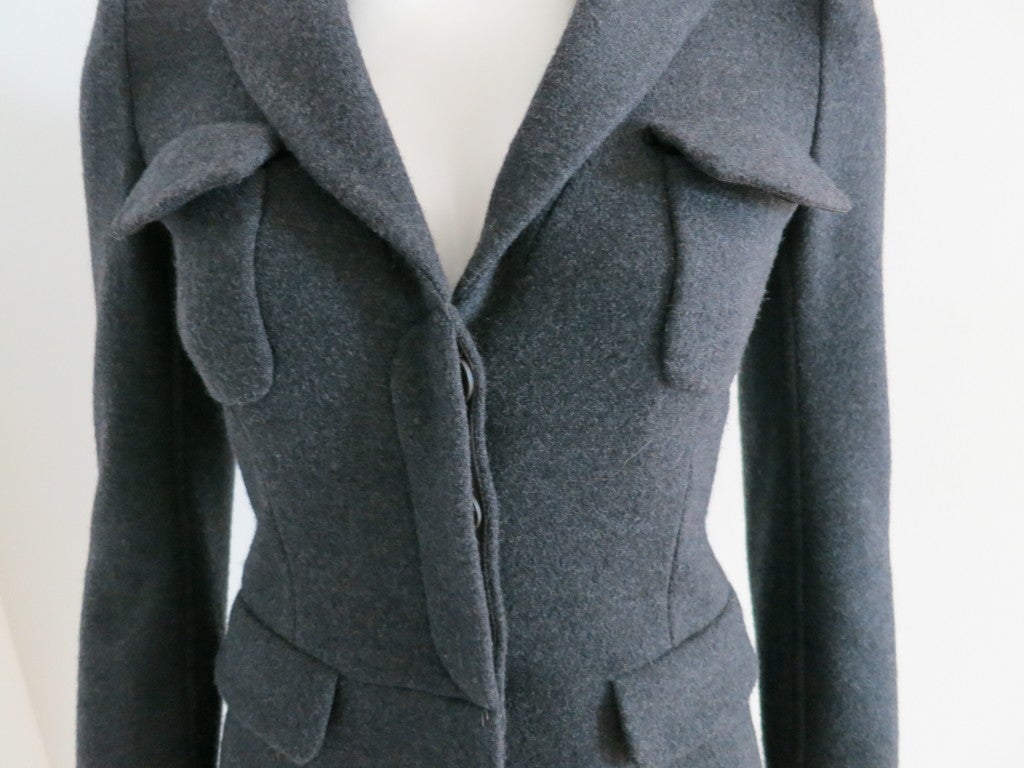 Women's Giorgio Armani's Grey Jacket For Sale