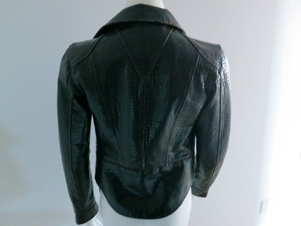 Chanel croc embossed leather Jacket/Rock at the Met 2