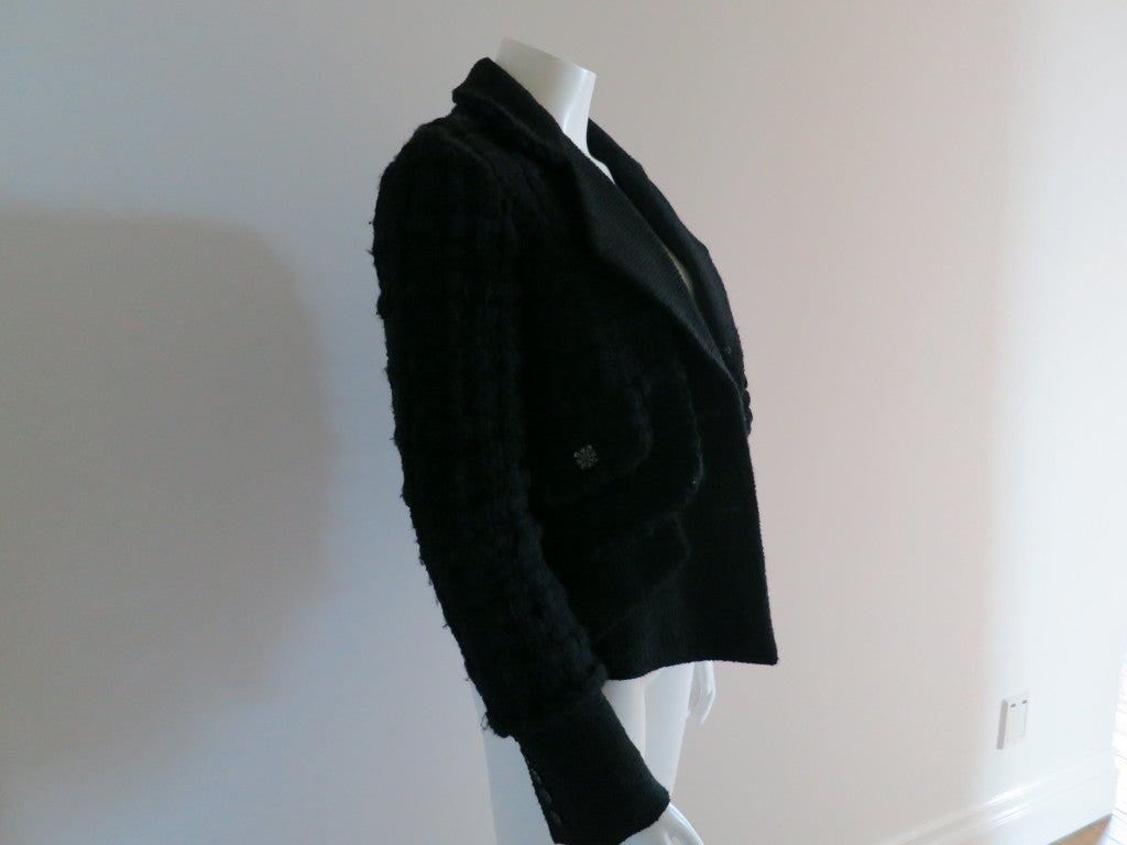 Women's Chanel's 2012 Little Black Jacket/ Runway Piece For Sale