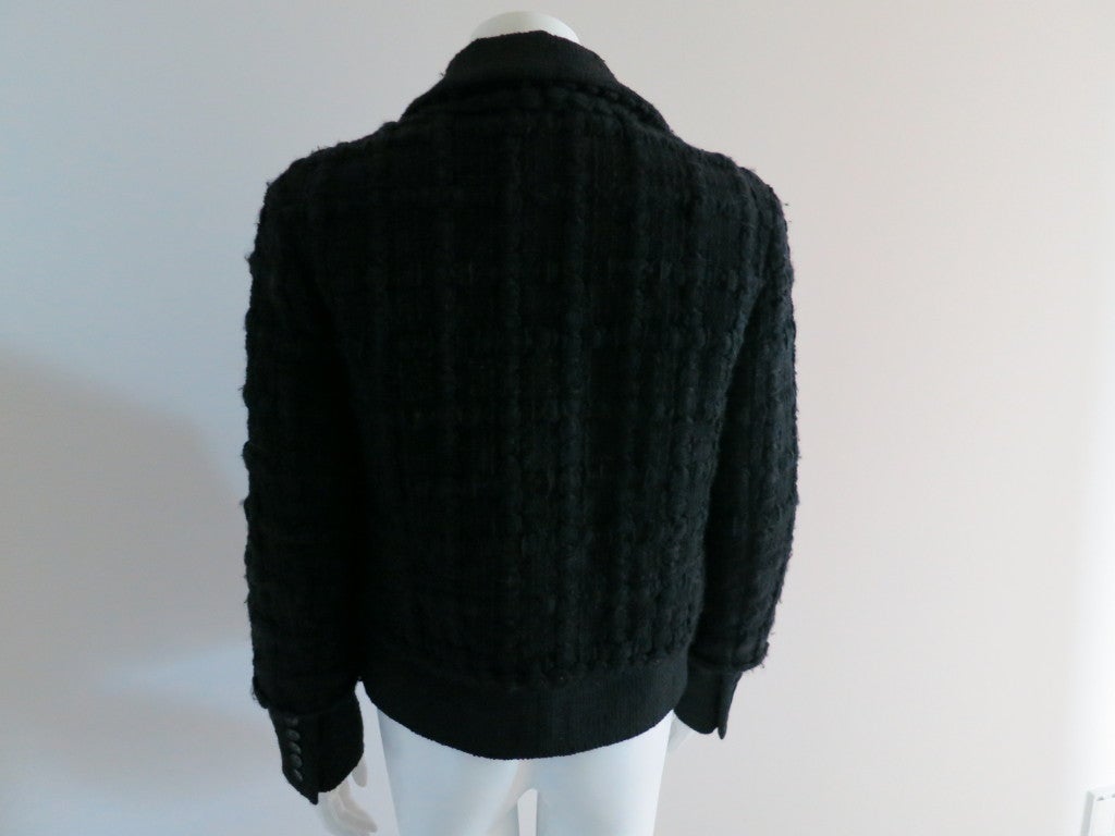 Chanel's 2012 Little Black Jacket/ Runway Piece For Sale 1