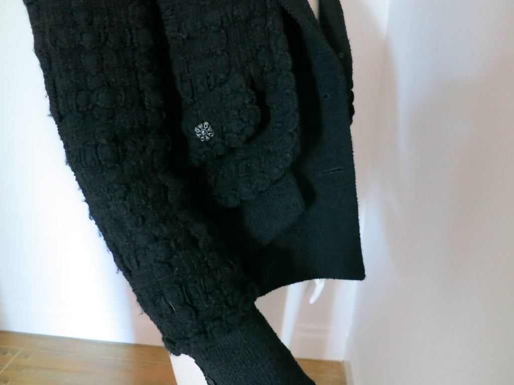 Chanel's 2012 Little Black Jacket/ Runway Piece For Sale 2