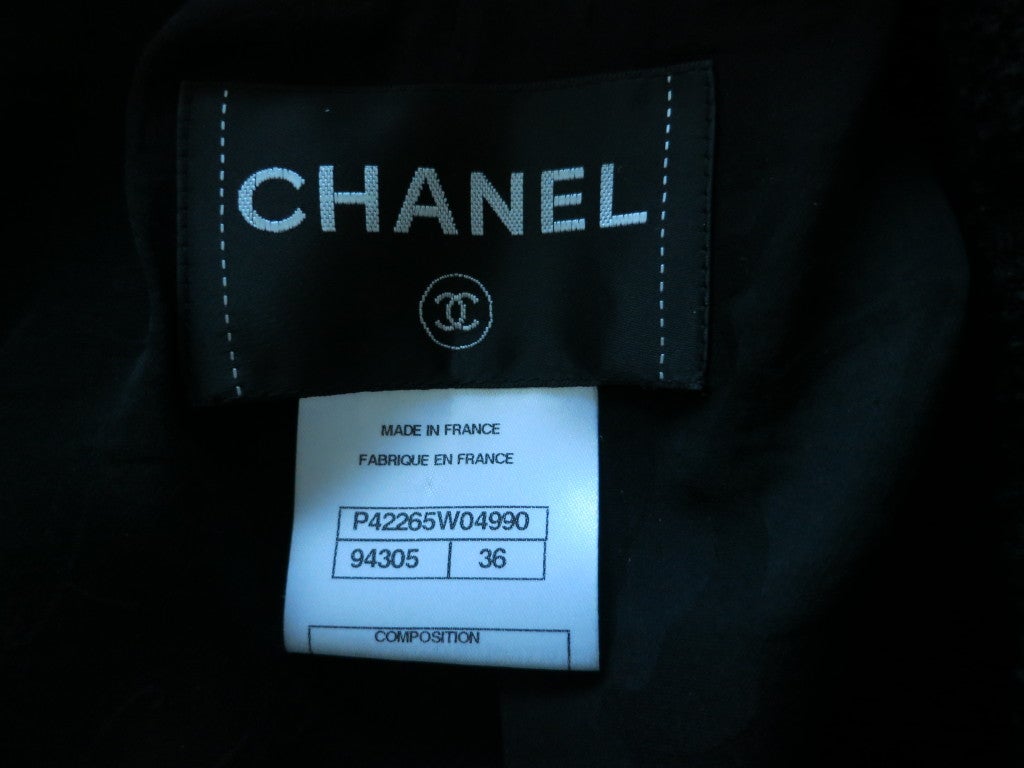 Chanel's 2012 Little Black Jacket/ Runway Piece For Sale 3