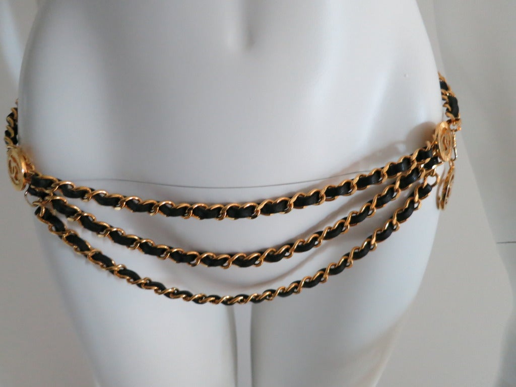 Vintage Chanel Classic Chain Belt