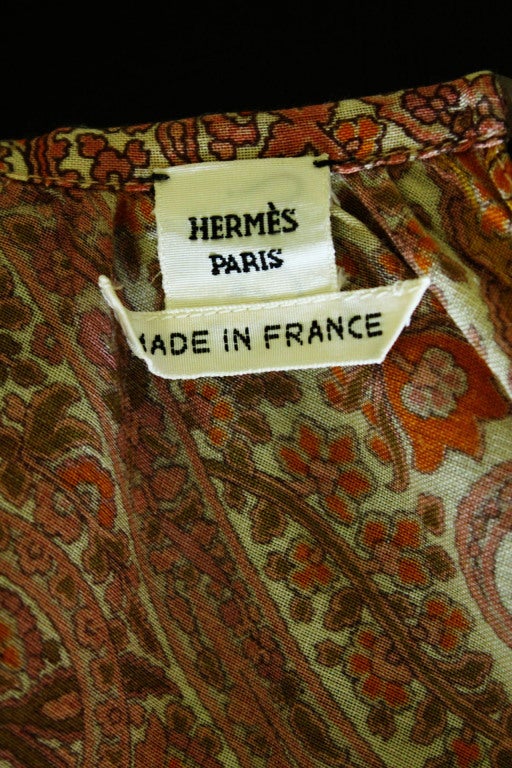 Hermes Paisley Dress 5