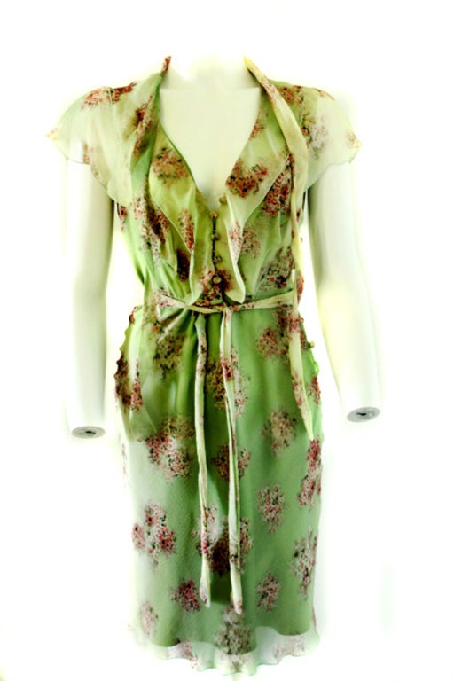 Valentino Chiffon Dress