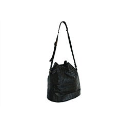 Nancy Heller Black Bucket Bag