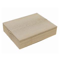 Santorini Bone Python Paper Box