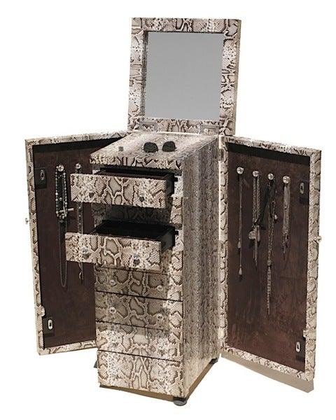 Luxembourg Jewelry Chest Natural Python