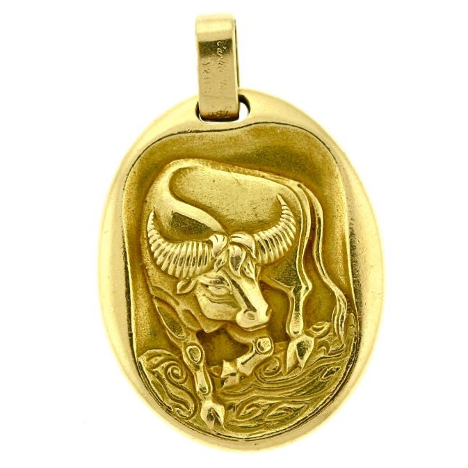 Cartier Paris Taurus Zodiac Medallion