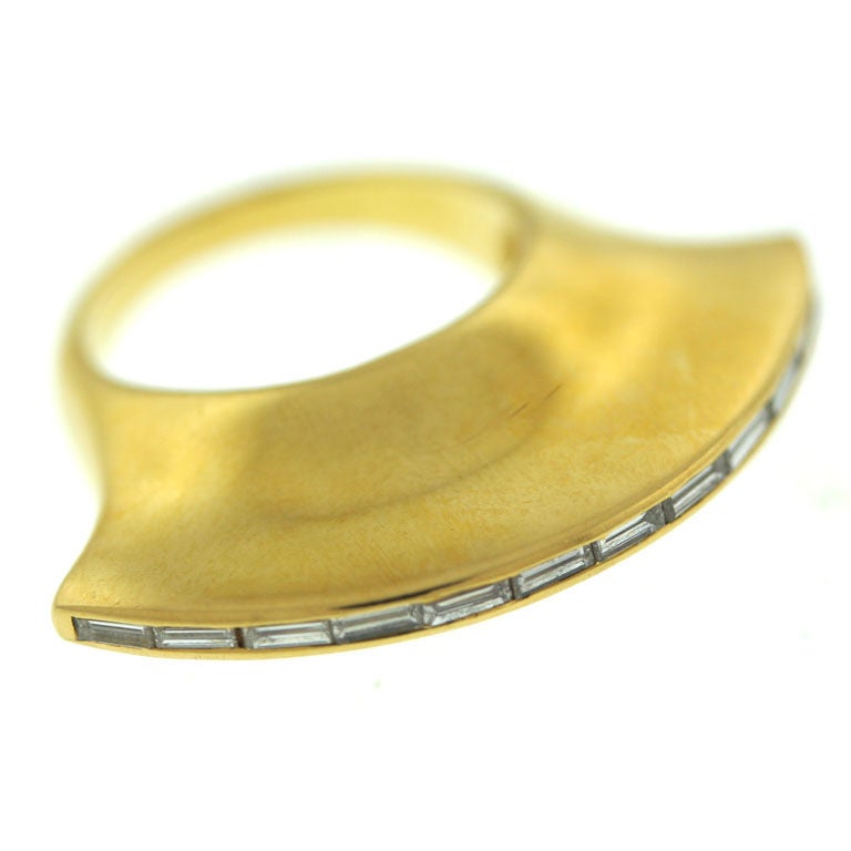 Paloma Picasso for Tiffany "Flying Saucer" Ring at 1stDibs